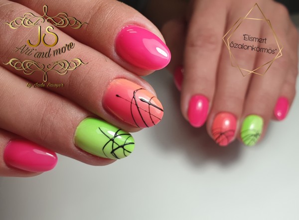 Neon ombre