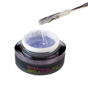 No File Builder gel - Clear - reszelésmentes műköröm építő zselé  50ml