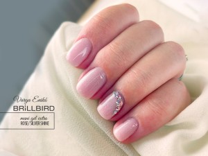 Mani Gel Extra - Rose - Silver shine 8 ml - Saját köröm erősítő gél lakk alap