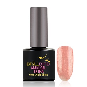 Mani Gel Extra -  Cover - Gold shine 8 ml - Saját köröm erősítő gél lakk alap