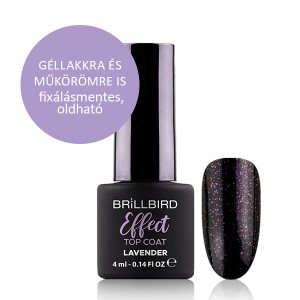 Effect Top Coat - Lavender 4 ml