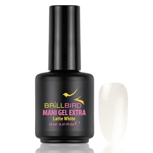 Mani Gel Extra - Latte White 15 ml - Saját köröm erősítő gél lakk alap