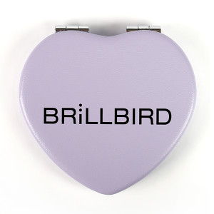 Lila összecsukható sminktükör