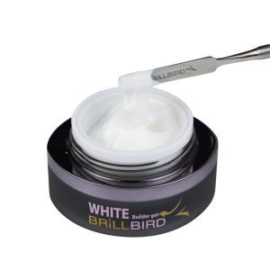 White Delux Builder Gel - Fehér Műköröm építő zselé 5ml