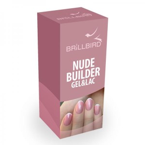 Nude Builder Gél Lakk - ecsetes építő gél lakk - 8ml