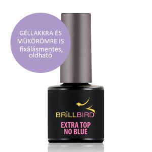 Extra Top - No Blue /fixálásmentes, nem kékítő fedőfény 8ml