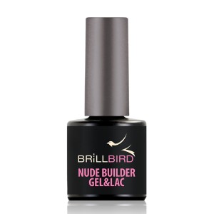 Nude Builder Gél Lakk - ecsetes építő gél lakk - 8ml