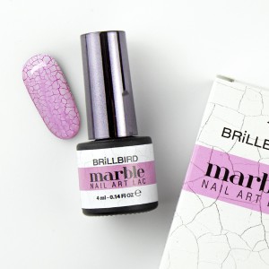 Marble Nail Art Lac - white