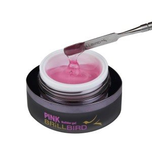 PINK GEL – GLASSY – üveghatású RÓZSASZÍN MŰKÖRÖM ÉPÍTŐ ZSELÉ 15ml